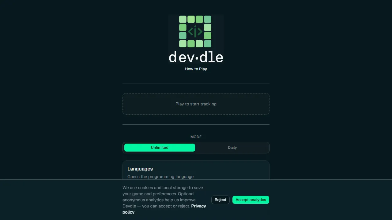 Devdle preview